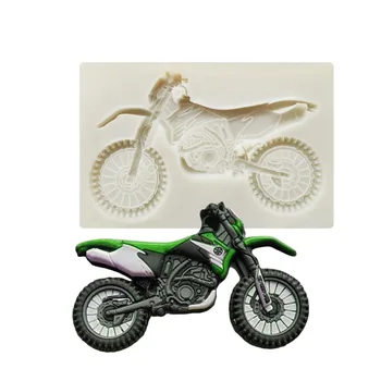 

Luyou 1pcs Motorcycle lace silicone mold cake molds cake decorating tools fondant chocolate gumpaste mold FM1917