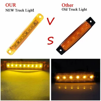 

100x15x13mm Side Marker Light Replacement Accessories Truck Trailer 4-Inch