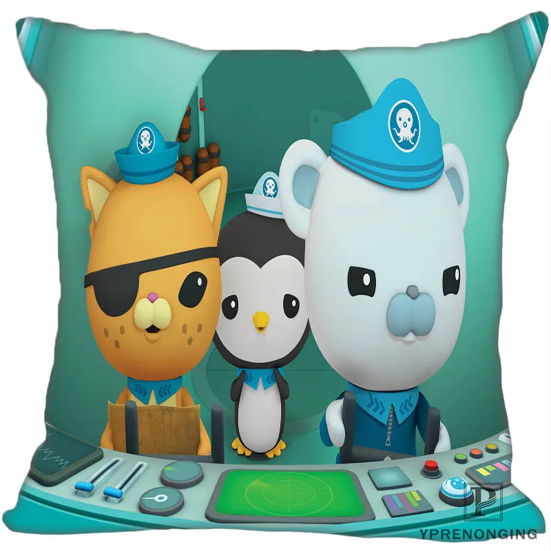 Custom Decorative Pillowcase The Octonauts Octopod Square Zippered Pillow Cover 35X35 40x40 45x45cm(One Side)180522-17-21 | Дом и сад