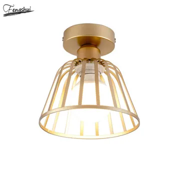 

Nordic Minimalist Wrought Iron LED Ceiling Lamp Lighting Modern Corridor Ceiling Lights Restaurant Staircase Decorative Lamps