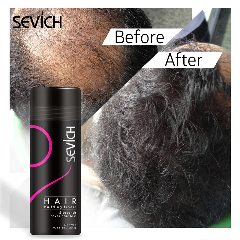 Thick Hair Care Spray 25g Keratin Hair Fibers Protein Building Fiber Plant Wig Powder Hairline Optimizer Used to Hide the Scalp