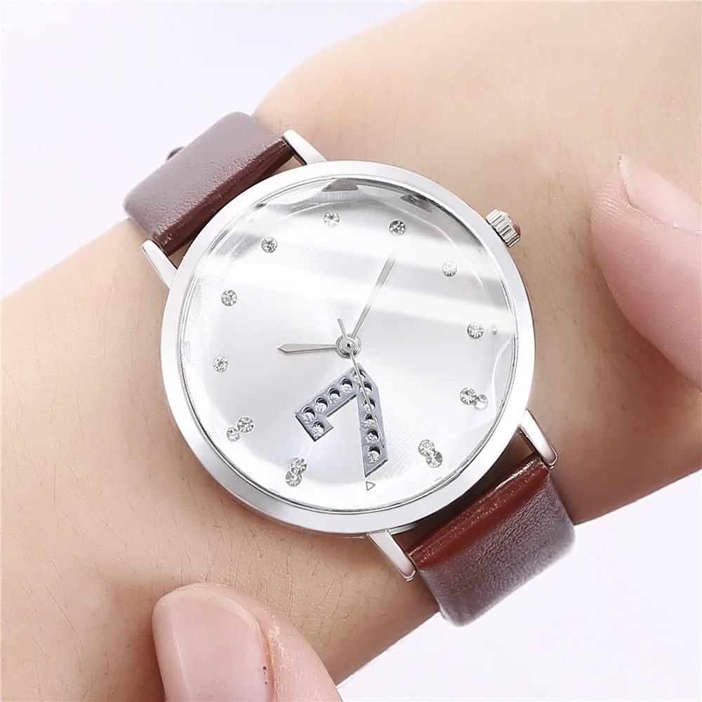 

Simple Design ladies Business watch women's fashion quartz wristwatch girls students leather dress Clock Hour drop shopping