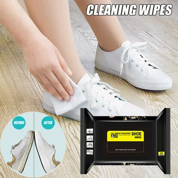 

Shoe Wipes Travel Portable Disposable Sneakers Cleaning Wet Wipes Sports White Shoes Maintenance Cleaning Cloths Hogard