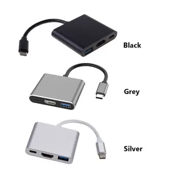 

USB C to HD-MI Adapter USB3.0 Type C Charging Hub Coverter for MacBook Pro 2016