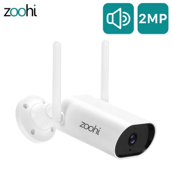 Zoohi 1080P HD IP Camera Outdoor Video Surveillance Wireless Wifi Security Camera Night Vision Two-Way Audio Wi-fi Camera 1