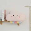 Cute Emotion Face Weather Pillow Stuffed Plush Thunder Dark Clouds Rainbow White Cloud Cushion Baby Bed Room Decor Home Decor 6