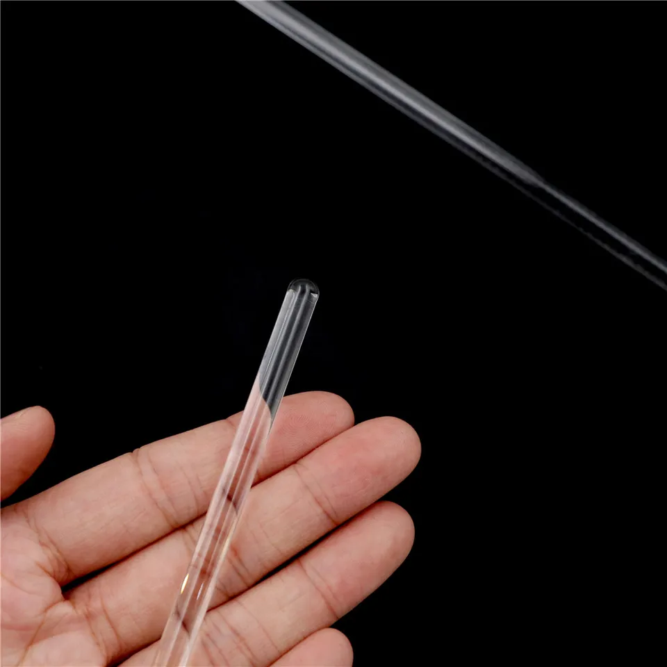Varillas De Vidrio Para Laboratorio O Cocina: Pack De 20 Unidades De 20 Cm De Largo, 6 Mm De Diámetro, Con Extremos Redondeados. Incluye Gotero De Silicona.