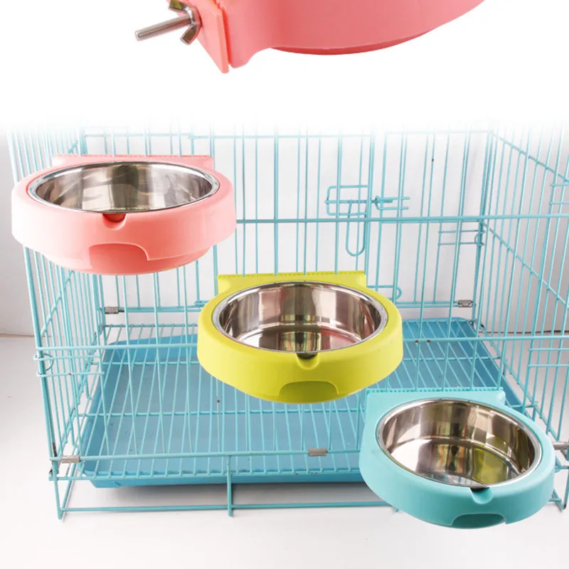 

Hanging Pet Bowl Kit Feeding Bowl For Pets Anti-Fall Anti-Bite Dog Bowl And Cat Anti-fall Water Bowl