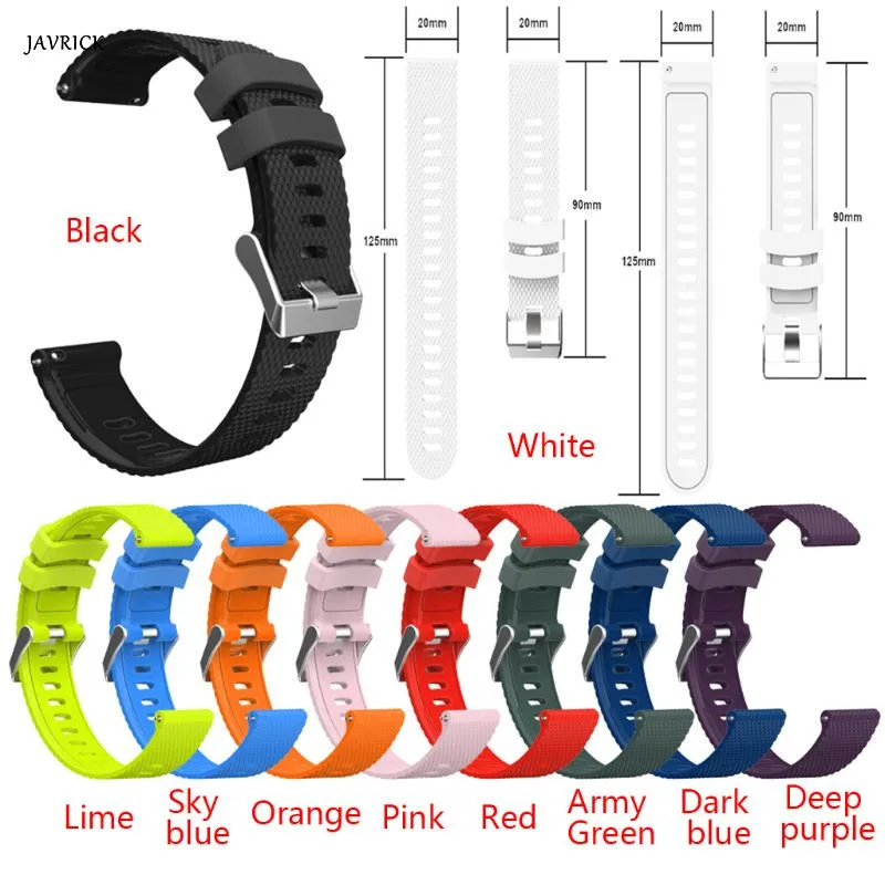 

Diamond Pattern Watchband Breathable Silicone Sports Wrist Strap for GArmin Vivoactive 3 Forerunner 645//645 Music Watch