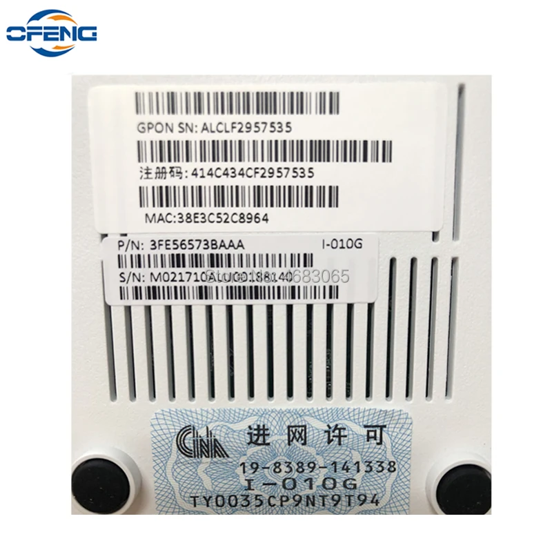 3 шт./лот Alcatel Lucent Bell I-010G 1GE порт ftth gpon ont модем на подлинный и