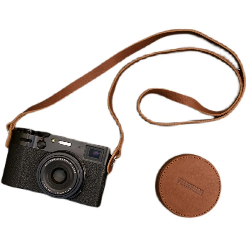 本革 レンズキャップ FUJIFILM X100V/x100vi用レンズキャップ カメラレンズキャップ,本革,レンズ保護,Fuji,Fujifilm x100v,X
