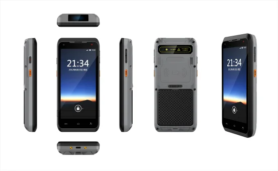 Coletor de Dados sem Fio Scanner de Código de Barras a Laser Caribe Novo Android Áspero Handheld Terminal 1d 2d qr Leitor 8.1 Pda 2 terminal coletor de dados sem fio 1d