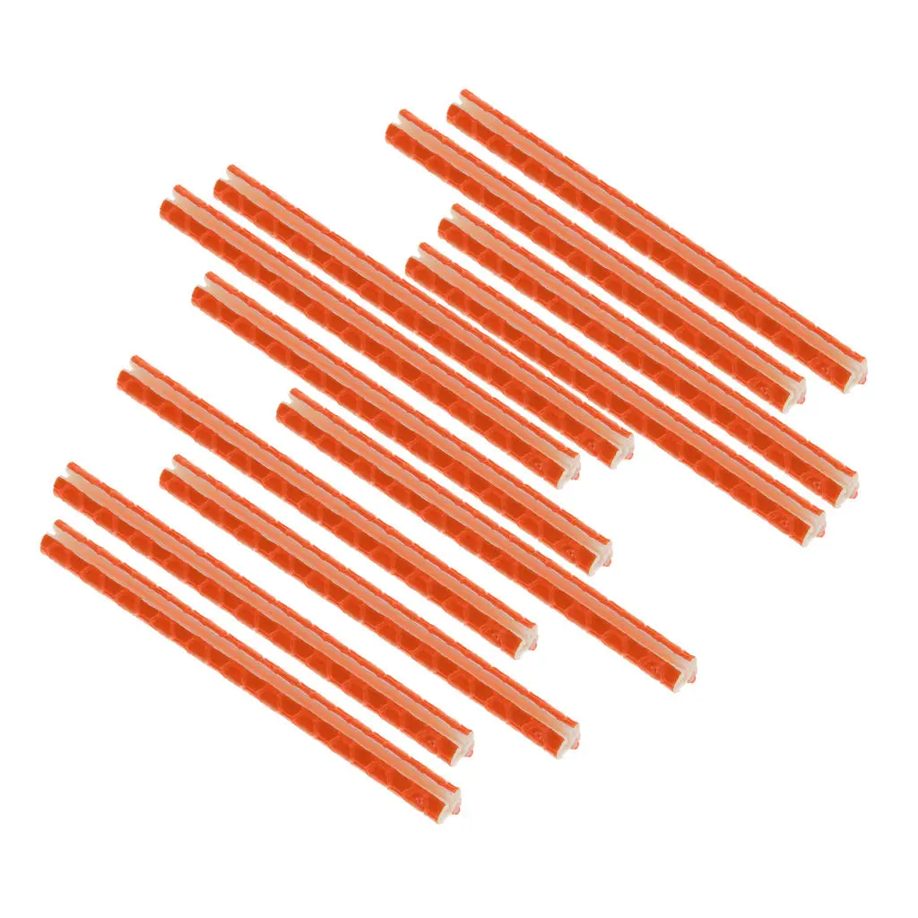Set of 12 Reflective Spoke Rod Clip on Tube Bike Bicycle Cycling Wheel Rim Reflector-Orange | Спорт и развлечения