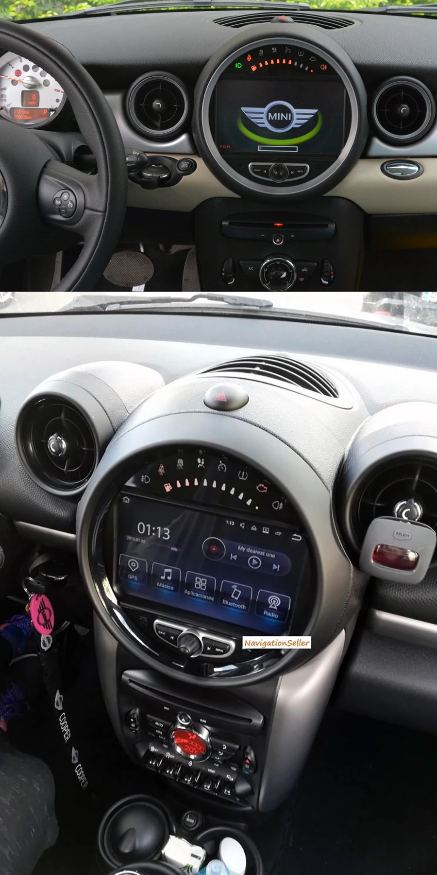Car Android 10.0 BMW Mini Cooper GPS 