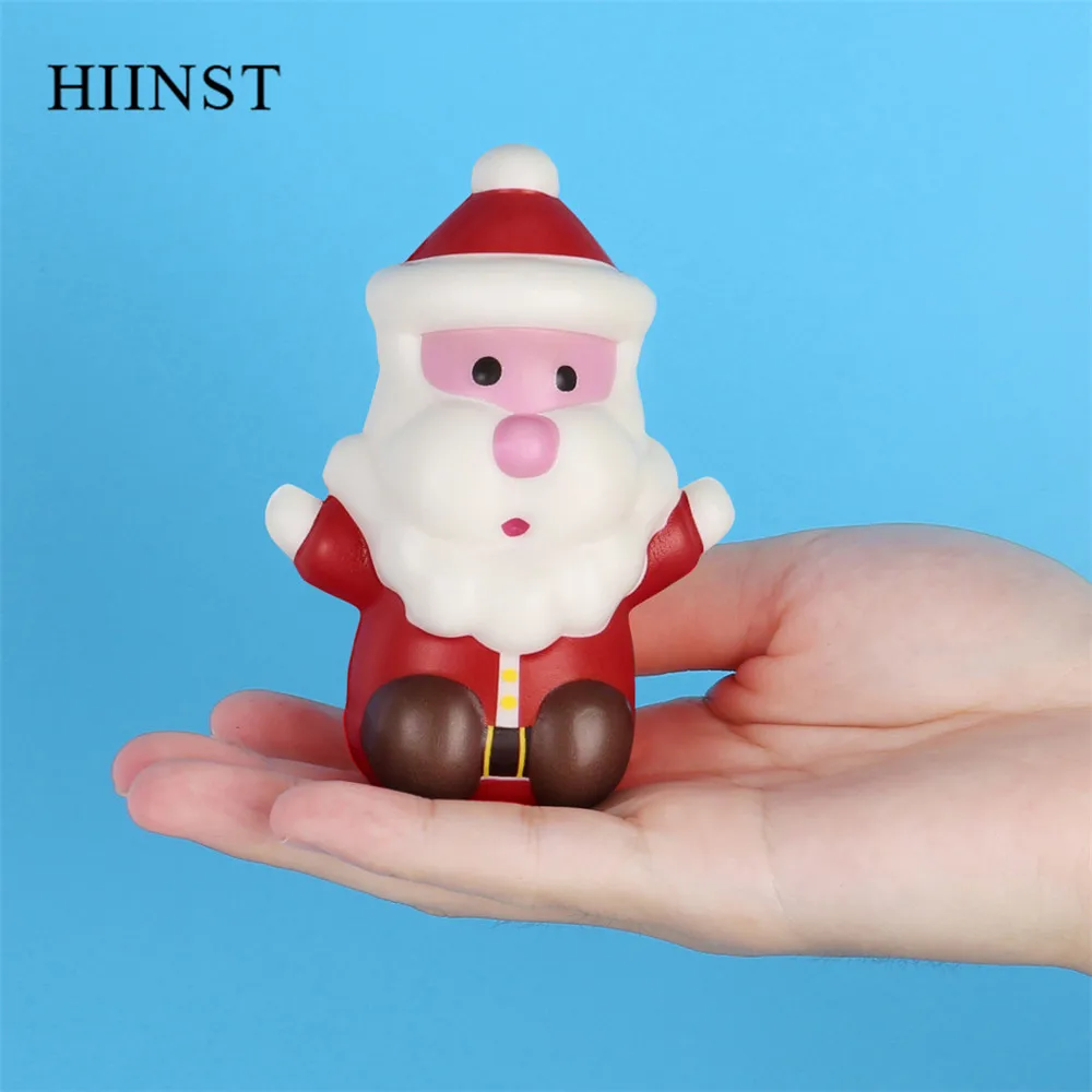 HIINST рождественские игрушки сжимающий стресс Мультфильм Санта-Клаус Снеговик медленно поднимающийся Ароматизированная игрушка для взрослых снимает стресс Реалистичная игрушка