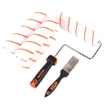 

Wall Decorate Painting Roller Brush Set Multifunctional House Paint Rollers Tools with 10pcs Replacement Roller Covers