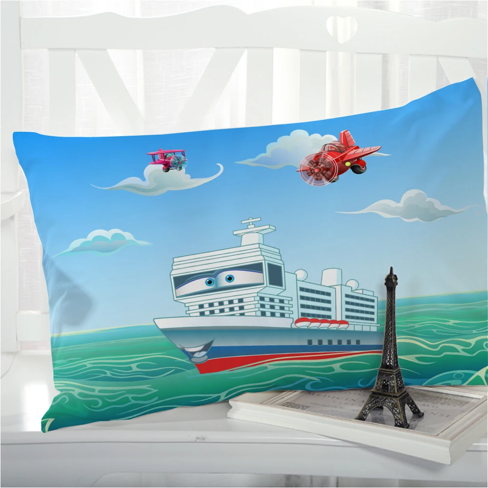 

1pc Car Cartoon Pillow cover Pillow case Bedding Pillowcase Pillowcovers decorative 50x70 3D Print for children kids baby sea