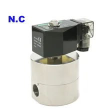 200bar 2 способ водяной насос высокого давления Электромагнитный клапан 1/" 220 V отверстие 15 мм N.C/SPG/нержавеющая сталь 304 большой клапан управления потоком