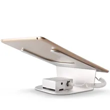 

6 Set Pack Aluminium Silver Color Remote Control Alarming Hospital Bank Front Desk Tablet Anti Lost and Charging Lock Support