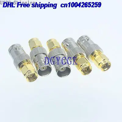 

DHL 100pcs Conversion Adapter BNC female F to SMA male M connector coaxial connector for radio connector 22-ct