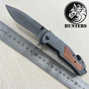 

Tactical 56HRC High Hardness 3CR13 Blade Red Sandalwood Handle Folding Knife Outdoor Camping Survival Knives EDC Tools