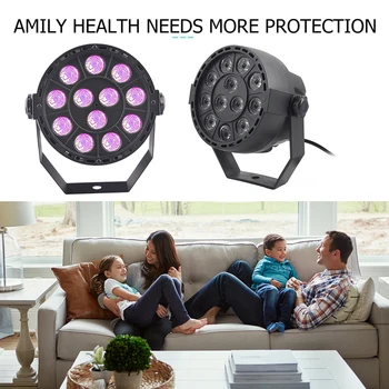 

EU / US Plug 36W 253.7nm UV Curing Lamp Light Rotatable Sterilizing Blacklight Light for Home Office