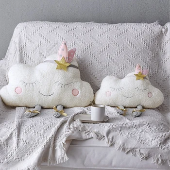 

Children's Plush Toys Cute Cloud Pillow INS Wind Creative Toys Baby Room Comfort Doll Home Decorations Girls Birthday Gift 0512