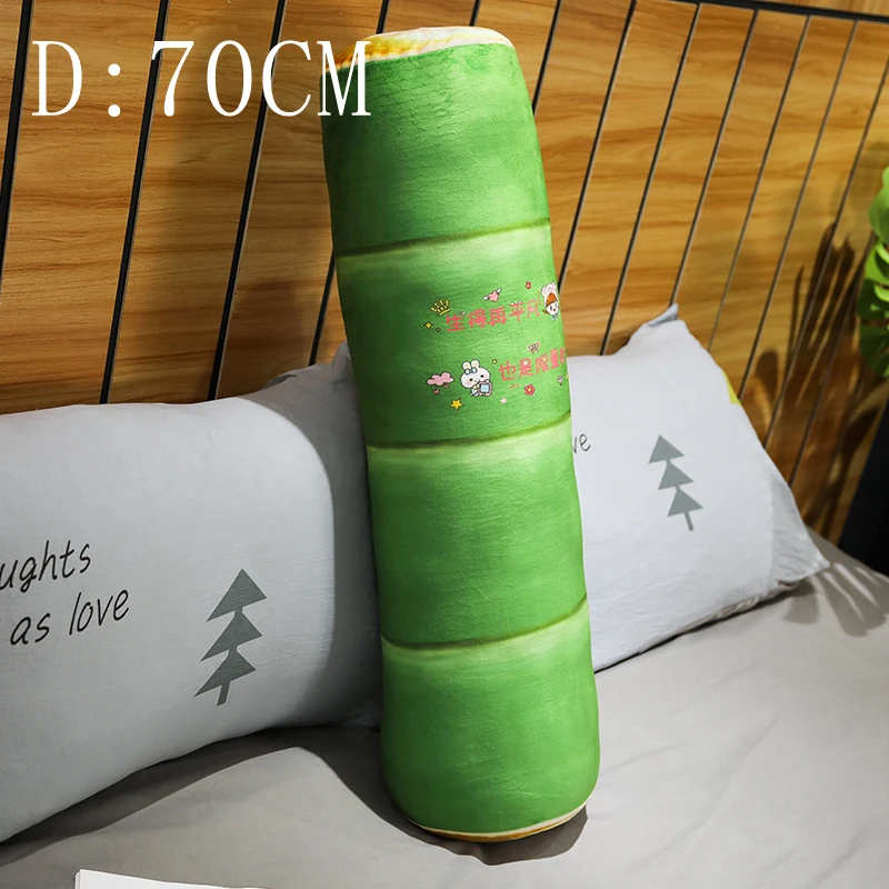 1 шт., цилиндрическая Подушка для сна с изображением панды, Длинная Подушка, бамбуковый лист, панда, кукла, ленивый человек, кровать на большой подушке, милая Удобная - Цвет: D