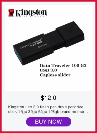 Kingston usb 3,0 флеш-накопитель 16 ГБ 32 ГБ 64 ГБ 128 Гб бренд memoria mini usb флеш-накопитель caneta memory stick drive