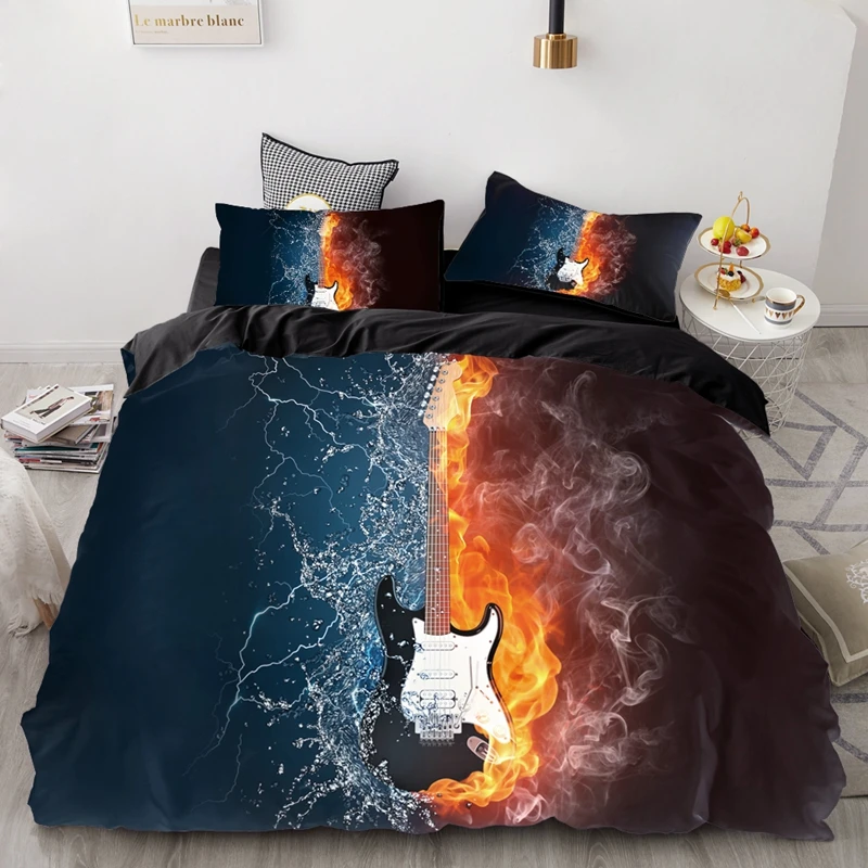 3 Dream NS 3D напечатанные музыкальные персонажи текстильные постельные принадлежности для дома, набор постельного белья, пододеяльник, наволочка, одеяло, комплекты постельного белья - Цвет: 3