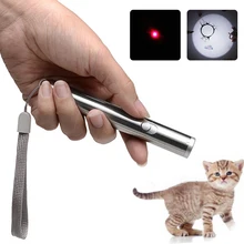 2 в 1, лазерный фонарик, портативный светодиодный мини-светильник, светильник-вспышка, инфракрасный, для домашних животных, кошек, игрушка, лазерная ручка, маленький фонарь