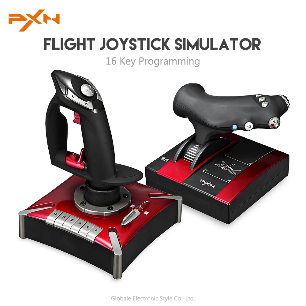 

Original PXN Wired Joystick Flying Game Flight Simulator Professional Gaming Controller
