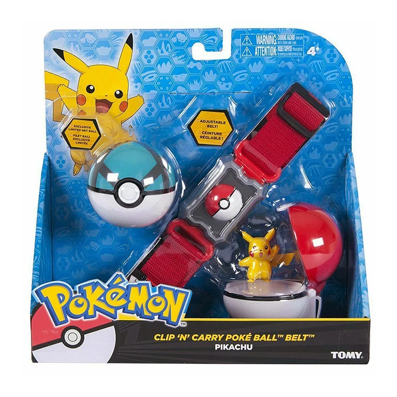 Pokemon ball игрушки Pokeball с поясом фигурка модель игрушки Pokemones фигурки Выдвижной Пояс подарки для детей Детские игрушки