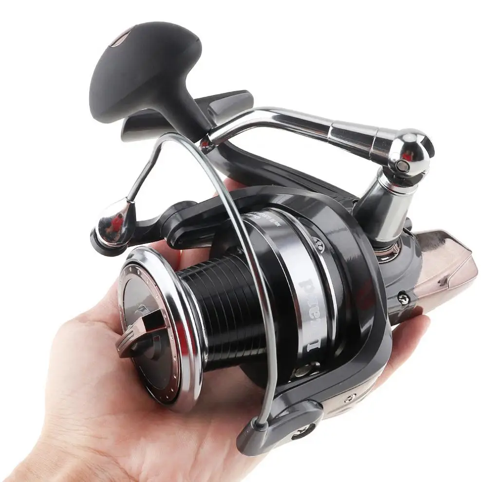 

8000 Series 13+1 Ball Bearings 5.1:1 Spinning Fishing Reel Metal Spool 20KG / 44LB Max Drag Jigging Trolling Long Shot