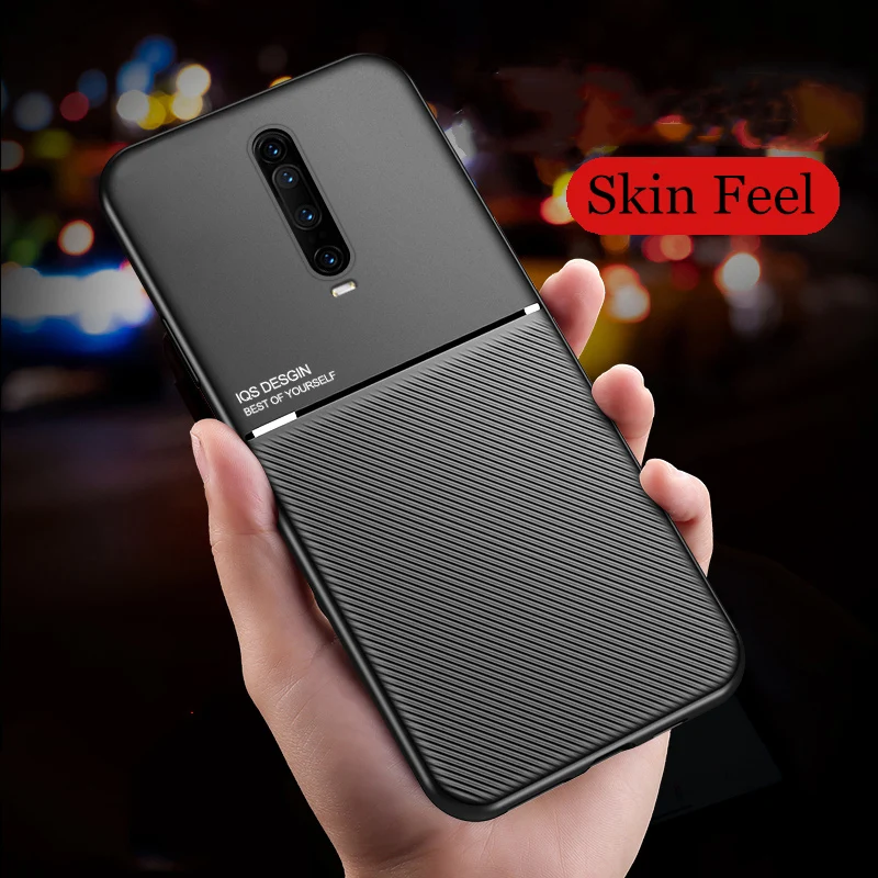 For Xiaomi Redmi K30 Case Magnetic Sticker Silicone Phone Cover K20 Mi 9T Pro | Мобильные телефоны и аксессуары