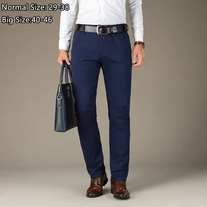 slim fit stretch trousers