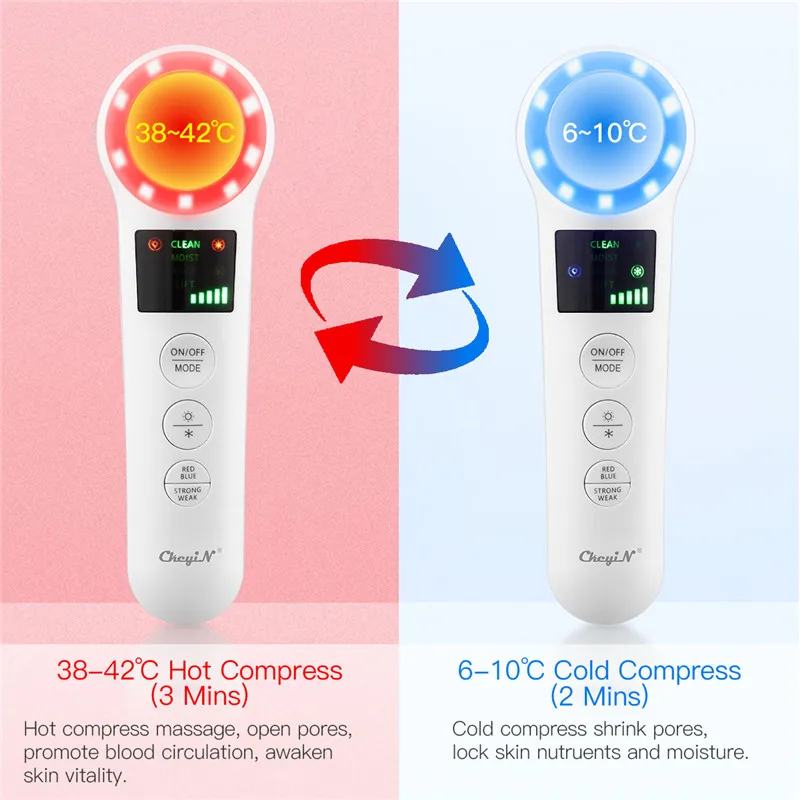 Ультразвуковая вибрация холодный горячий молоток средство для удаления морщин