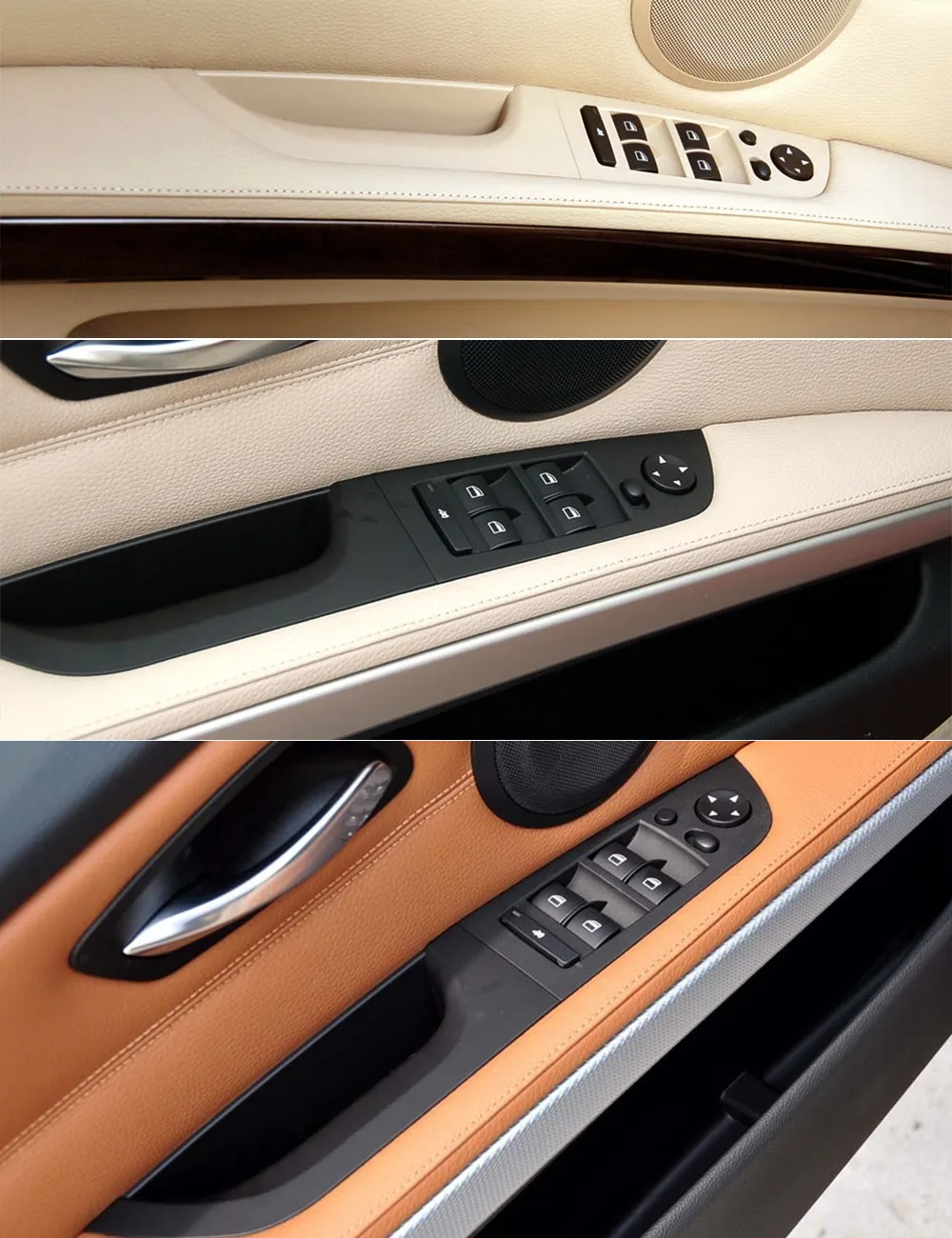LHD 왼손 드라이버 내부 도어 당김 핸들 교체 BMW 3 시리즈 E90 E91 316 318 320 325 328i