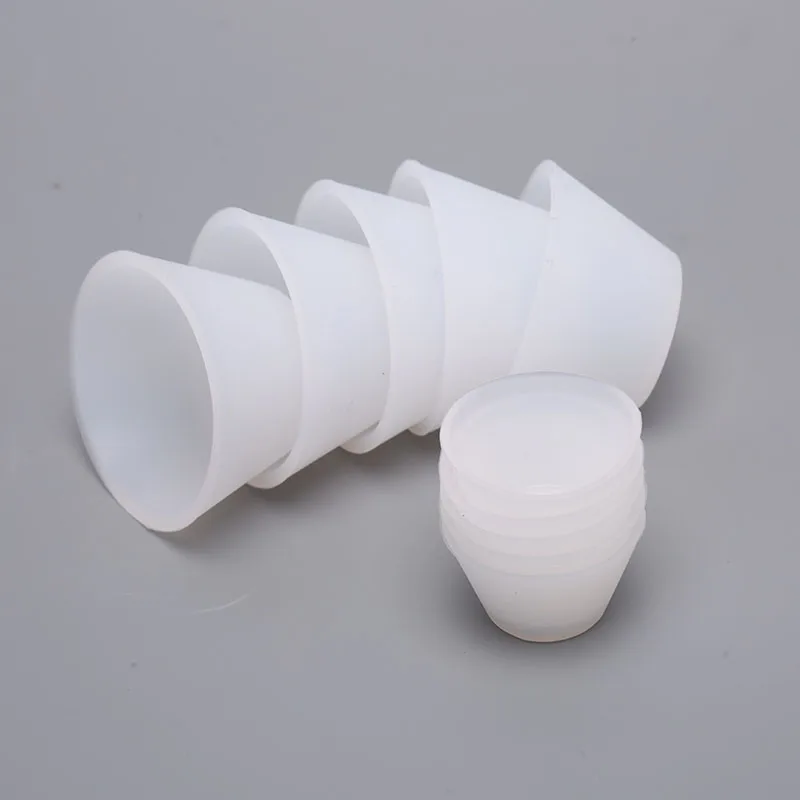 

5Pcs Silicone Distribution Cup Resin Glue Tools Glue Distribution Cup Crystal Scale Jewelry Tools Resin Molds For Jewelry