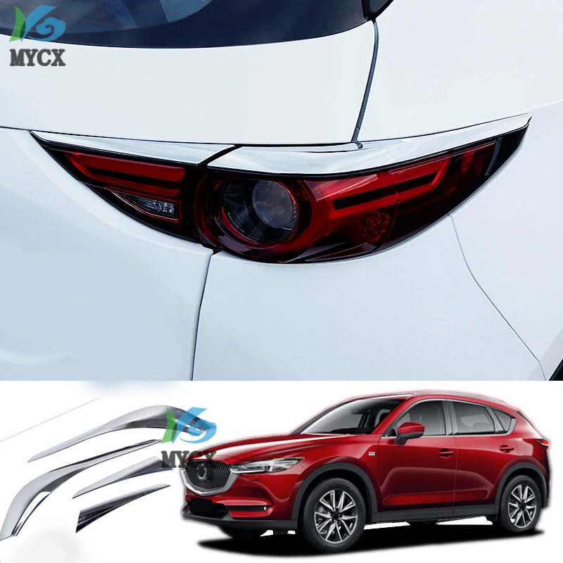 For Mazda Cx5 Cx5 Cx 5 2017 2019 Chrome Rear Tail Light Lamp Strip