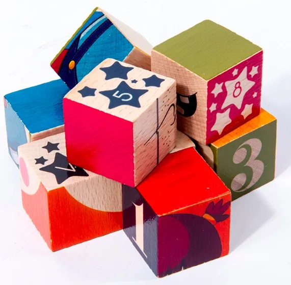 Wooden Early Learning Education Intelligence Building Block Toys Children Portable Cognitive Travel Interactive Game Toys Gifts 5