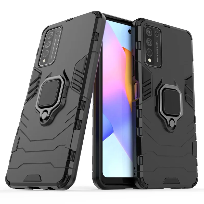 Чехол для Huawei Honor 10X Lite Гибридный легкий жесткий бронированный противоударный