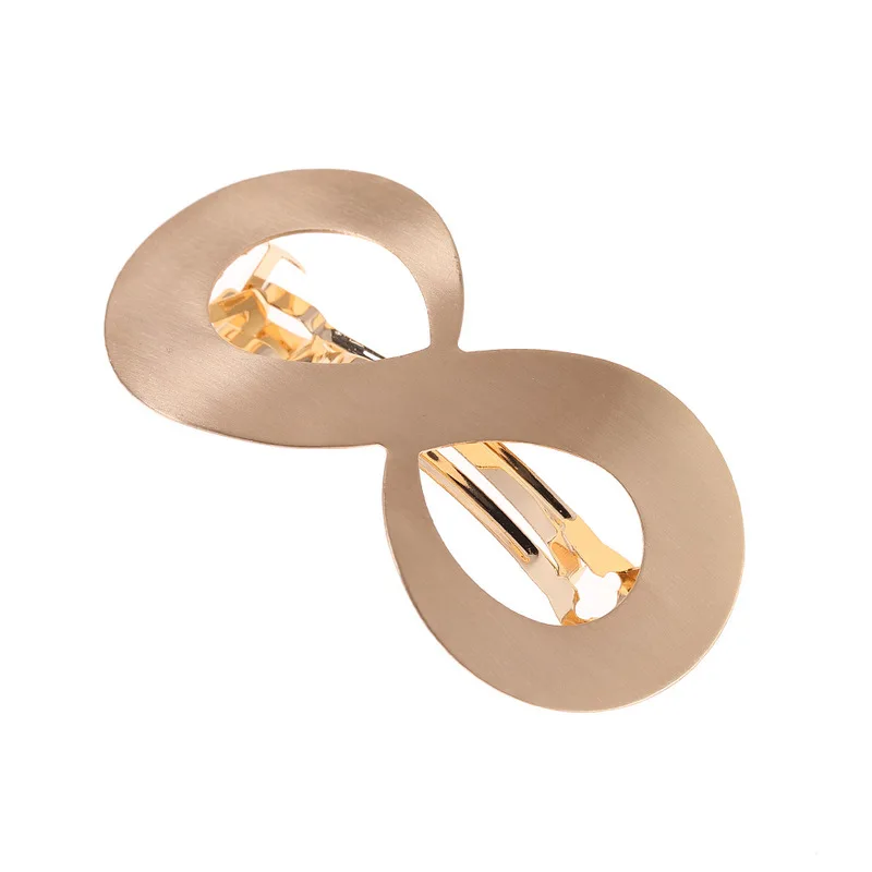 

2019 Fashion Metal Hairpin Coroa Bride Plated Accessory Geometry Hair Clips Metal Holder Jewelry Accessories for Girls Hot