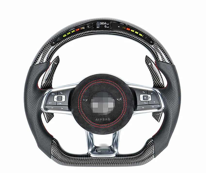 Светодиодный гоночный дисплей руль для гольфа 6 golf 7 Scirocco детали для отделки автомобиля для CC Passat 2010 2013 golf 6 smart Рулевое управление