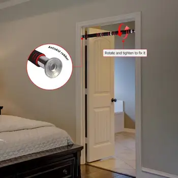 

200kg Adjustable Door Horizontal Bars Home fitnees Equipments Training sport Workout Pull Up Telescopic Horizontal Bar Suit