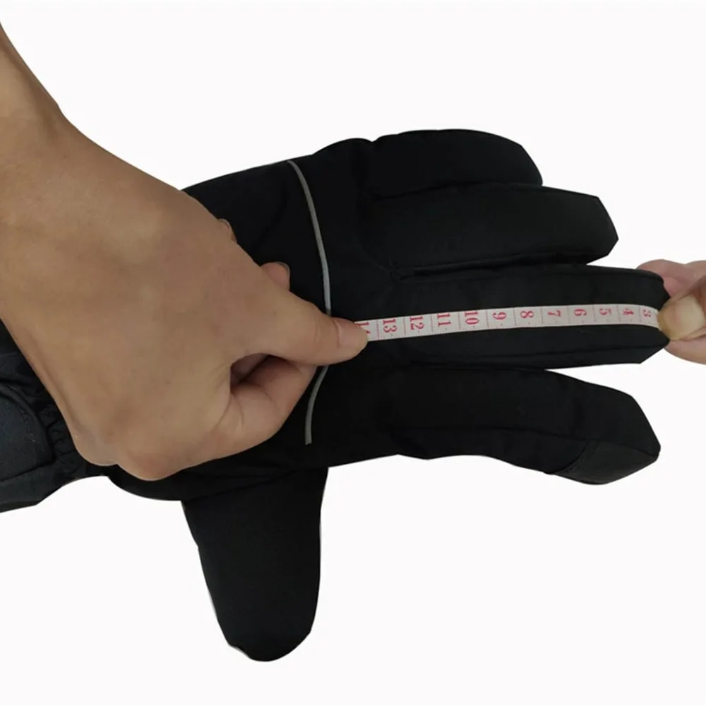Winter electric heated gloves usb insulated thermostat gloves warm heating ski gloves three speed adjustable temperature 30O9 (3)