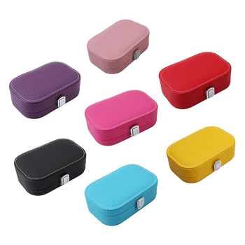 

Korean Fresh And Simple Girl Earring Plate Jewelry Box Earring Ring Multifunctional Jewelry Storage Box