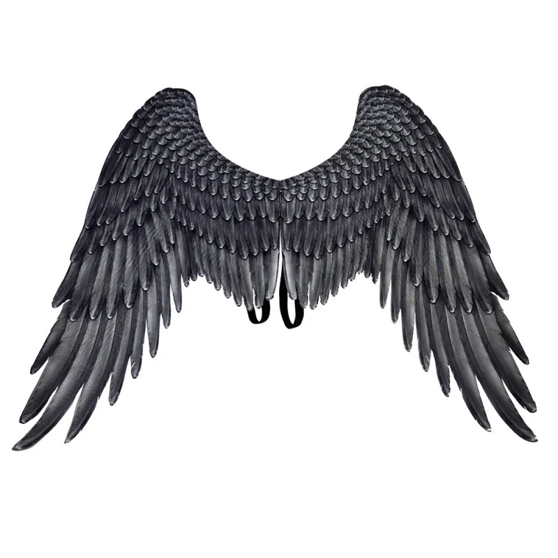 Halloween 3D Big Wings Non-Woven Fabric Angel Devil Adult  Mardi Gras Theme Party  Large Black Wings Costume Cosplay Accessories