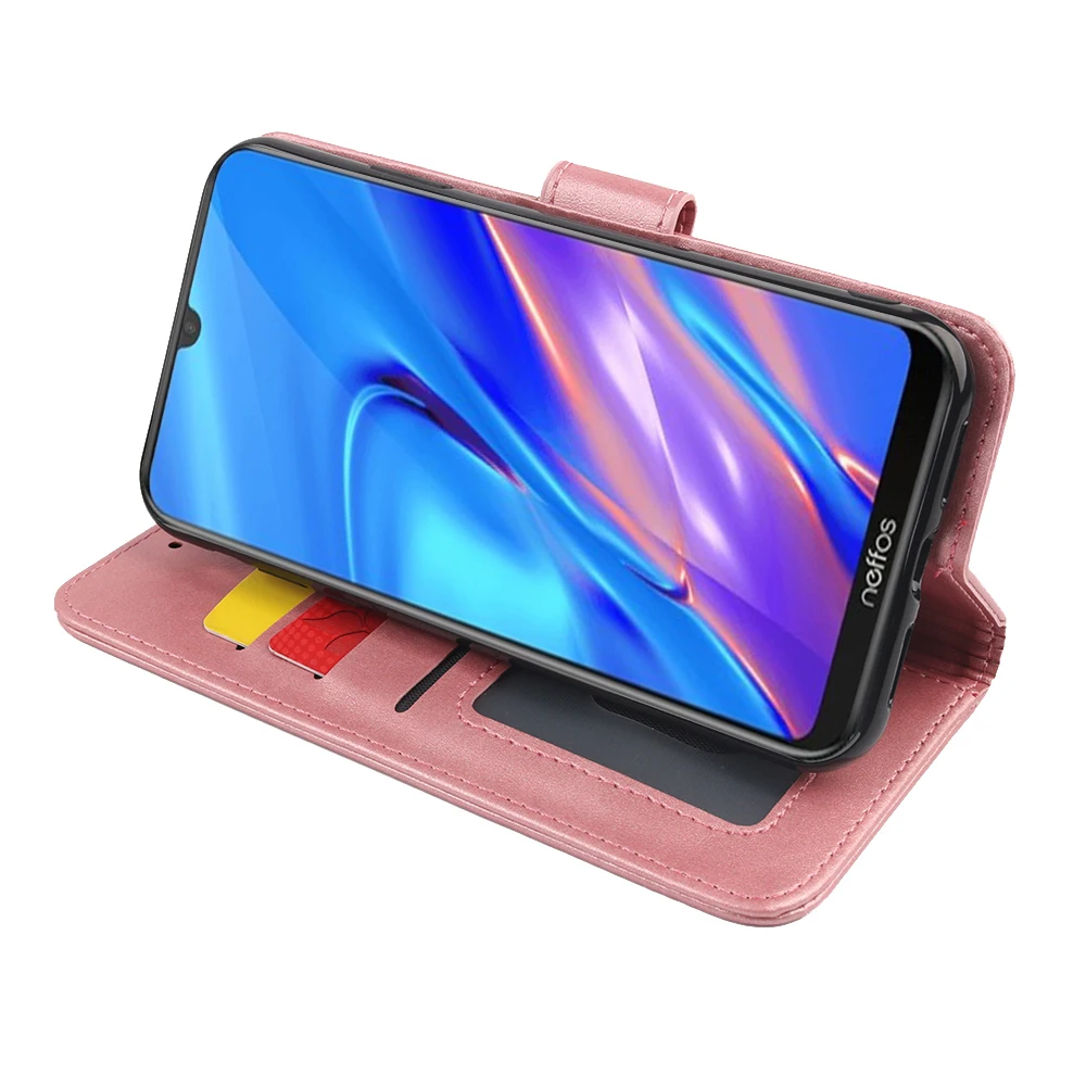 Чехол для телефона TP Link Neffos C9s C9 MAX с откидной магнитной подставкой из мягкого ТПУ
