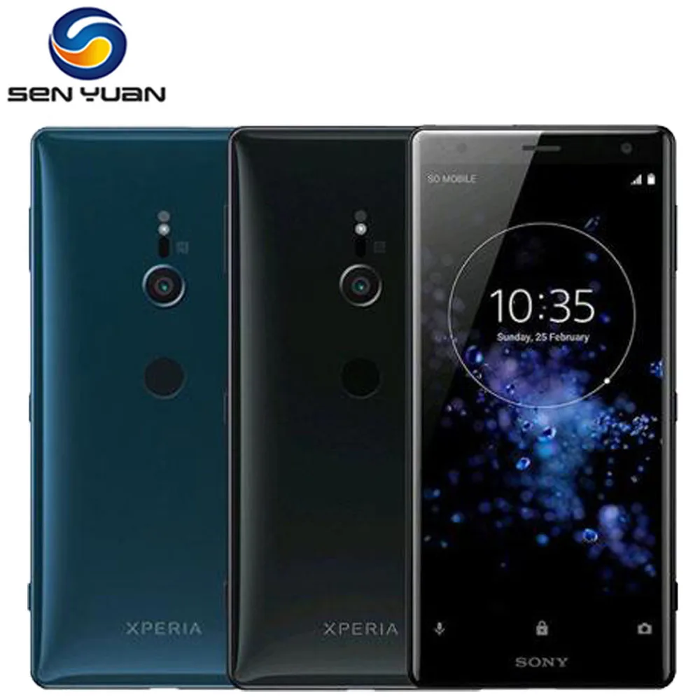 Оригинальный разблокированный смартфон Sony Xperia XZ2 4 Гб ОЗУ 64 ГБ Встроенная память